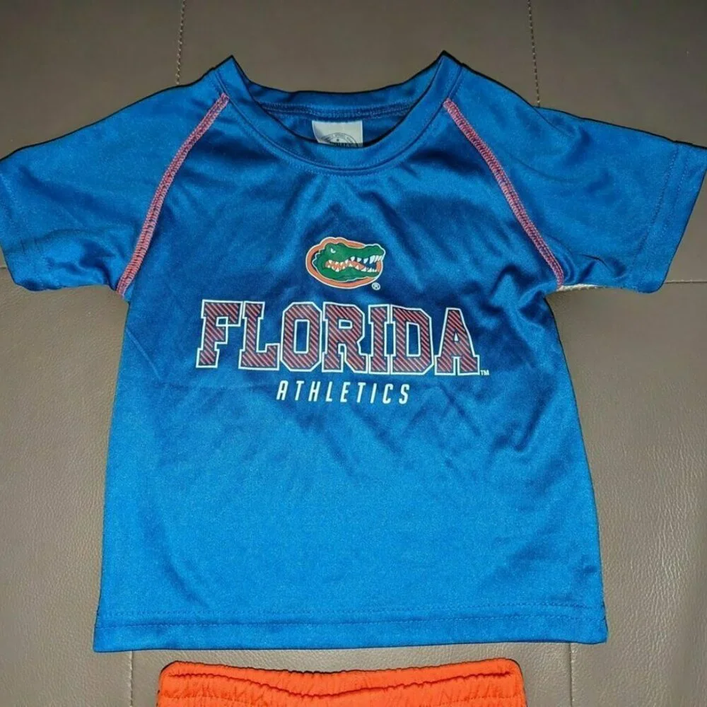 Rivalry Threads Infant 2 Piece Outfit Set University of Florida Gators Short Top